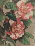 "Camellias" (ARTS AND CRAFTS)