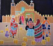 "Christmas in Taos" (ARTS AND CRAFTS)