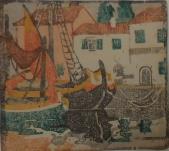 "Barques a Voile, Region of Chioggia 3"(ARTS AND CRAFTS)