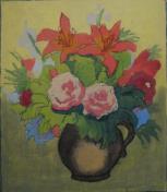 Floral Still Life  (ARTS AND CRAFTS) 