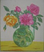 Vase of Flowers  (ARTS AND CRAFTS)