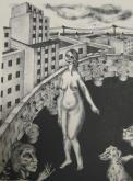 Nude on Roof (New York)