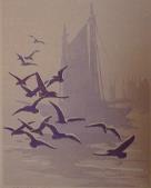 "Gulls and Fishing Fleet"  (ARTS AND CRAFTS)