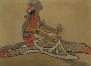 "Seated Javanese Dancer"   (ARTS AND CRAFTS)