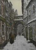 "Street in Pardubice in Winter"