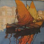"Sailboats on the Nile"  (ARTS AND CRAFTS)