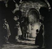 "Tourist in the Crypt at Chartres"