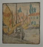 "Barques a Voile, Region of Chioggia 2"(ARTS AND CRAFTS)