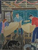 "The Boat Builders"   (ARTS AND CRAFTS)