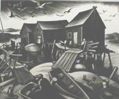 "Oyster Houses, Cape Cod"