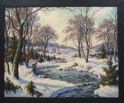 "Catskill Winter"  (Winding Brook)