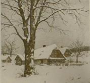 "Cottages in Winter"