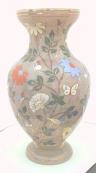 French Enamel Vase -Japanism Design